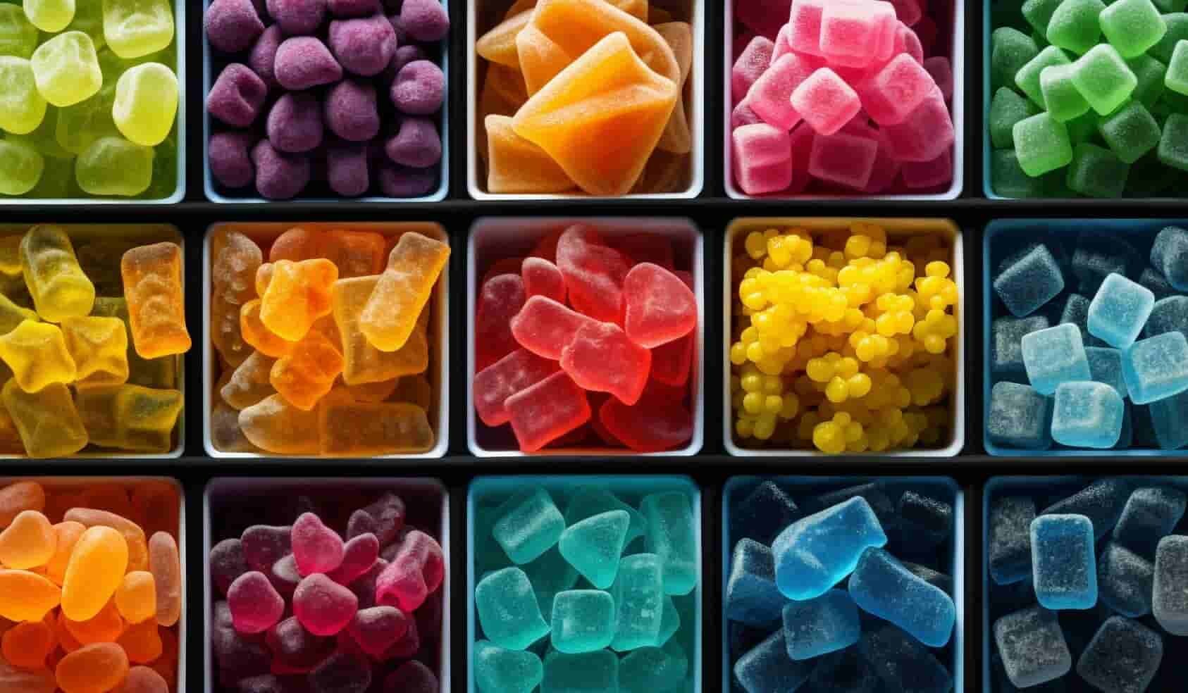 Separate your gummies by colors