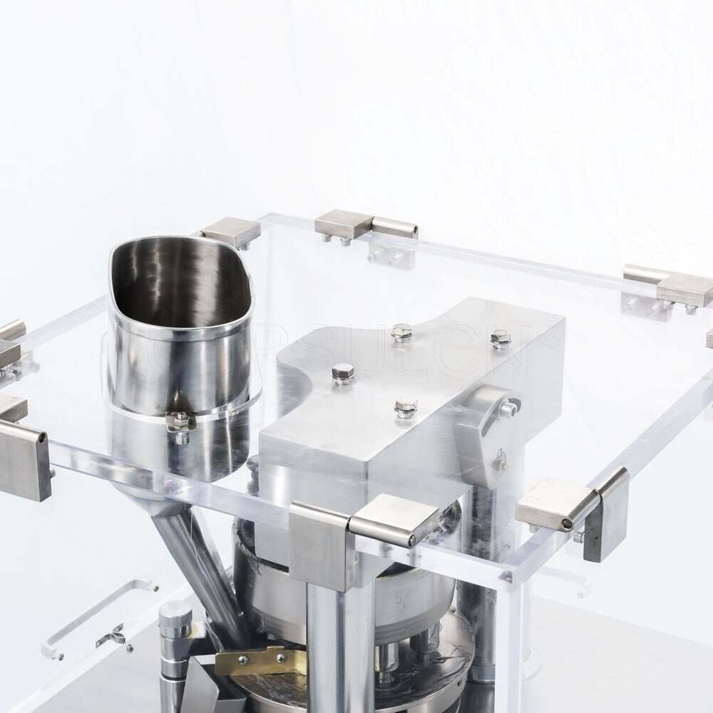 electric rotary tablet press feeder system
