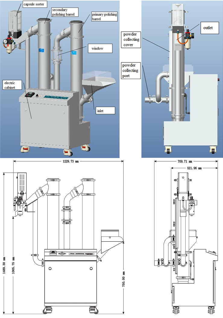 Capsule Sorter & Polisher HSLC100