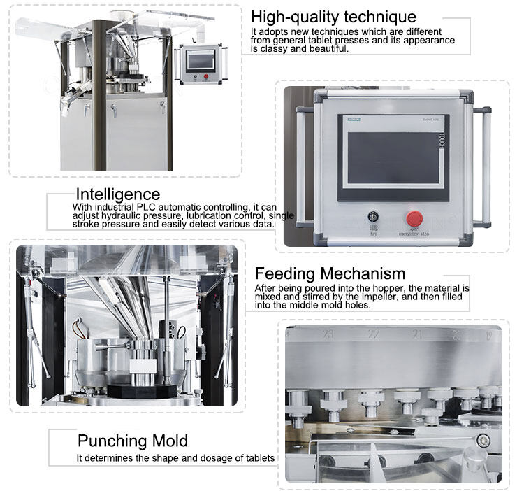 Tablet Press Machine Powder Particle Production Machine Food