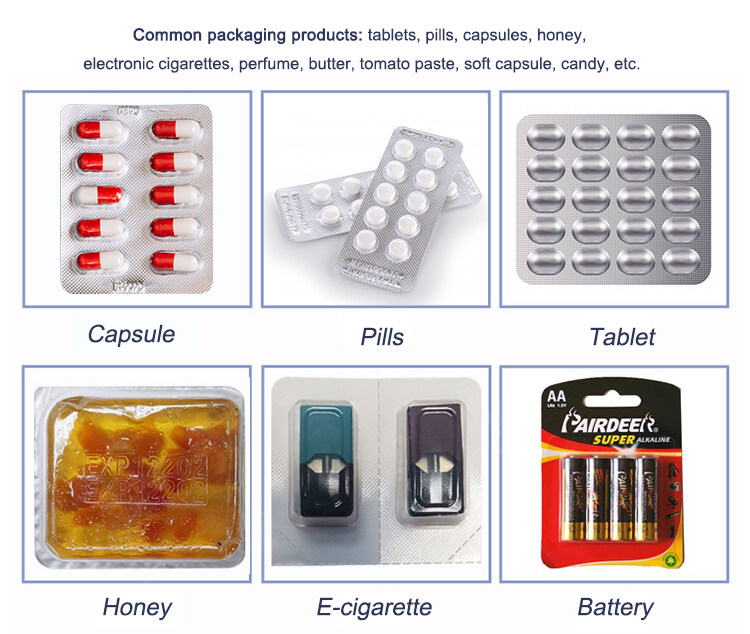 Types of on sale blister packaging