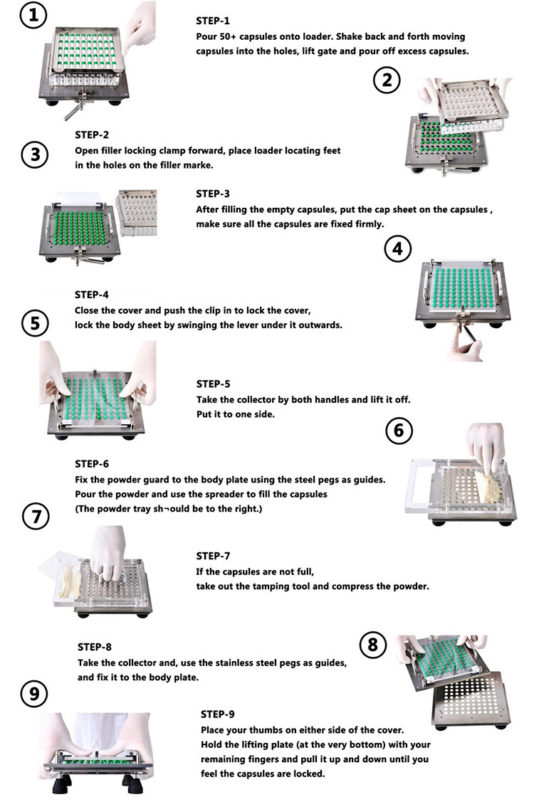 Semi-Auto Metal Capsule Filling Machine CN-100M - IPharmachine