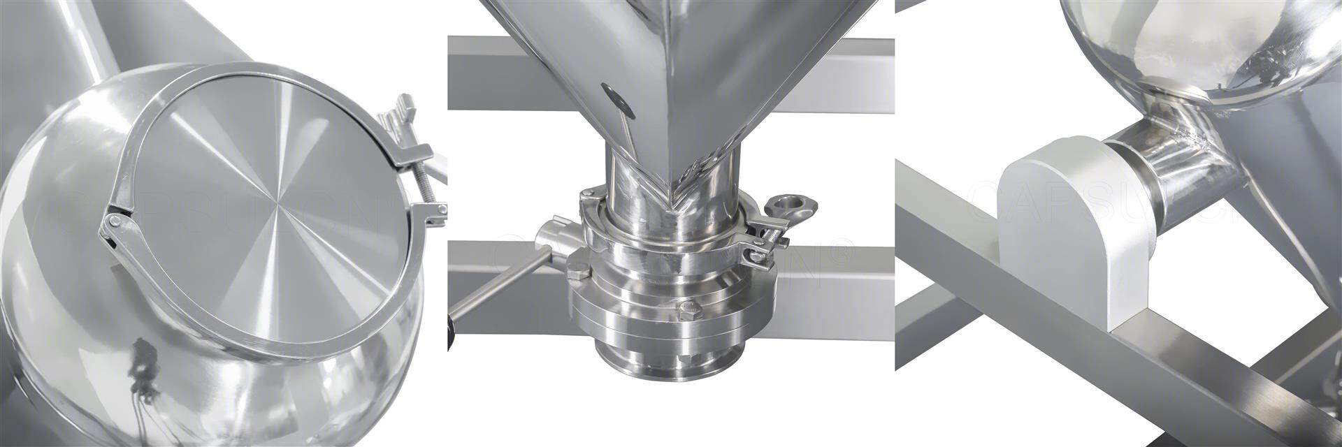 V Blender Dry Powder Mixer Blending Machine V50 - V300