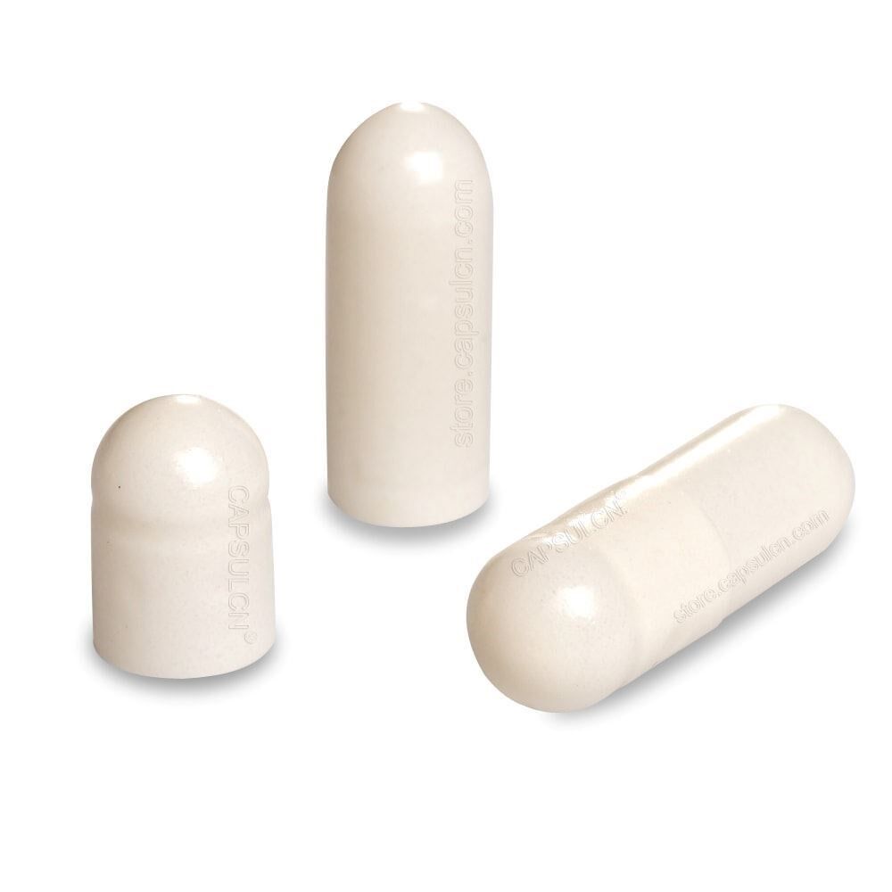 Picture of Size 000 white empty gelatin capsules