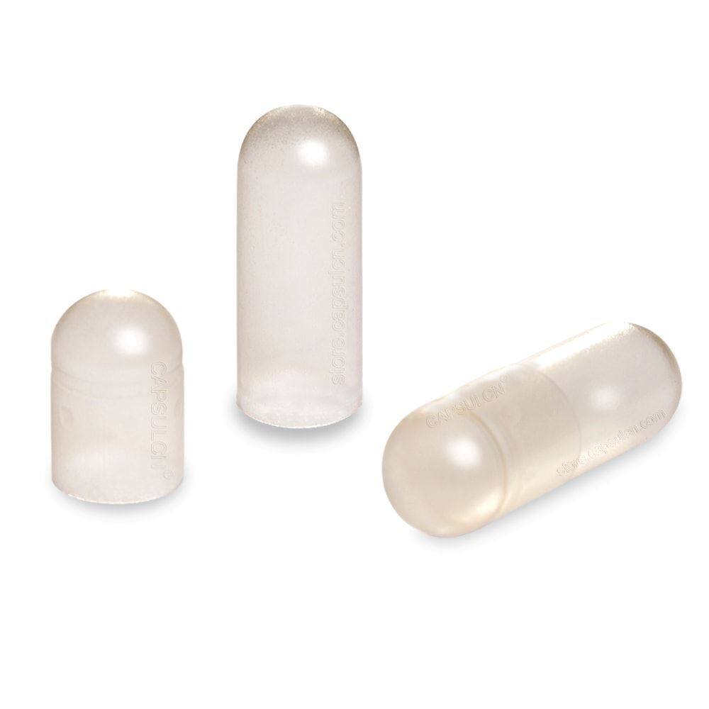 Picture of Size 4 Clear Empty Vegetarian Capsules
