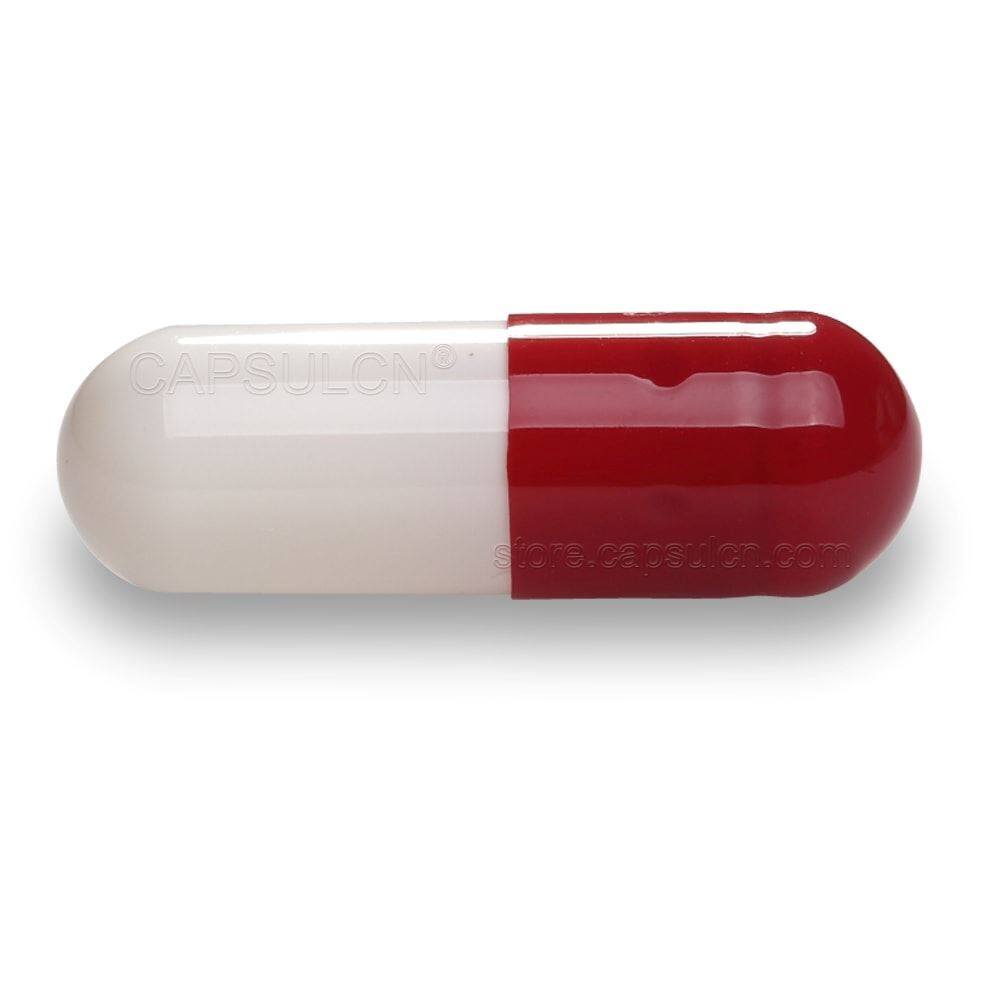 Size red white empty gelatin capsules - CapsulCN
