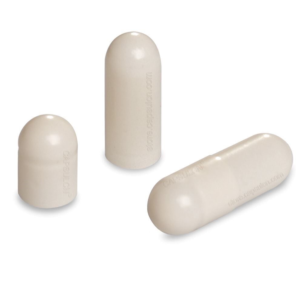 Picture of Size 00 White Empty Enteric Coated Capsules