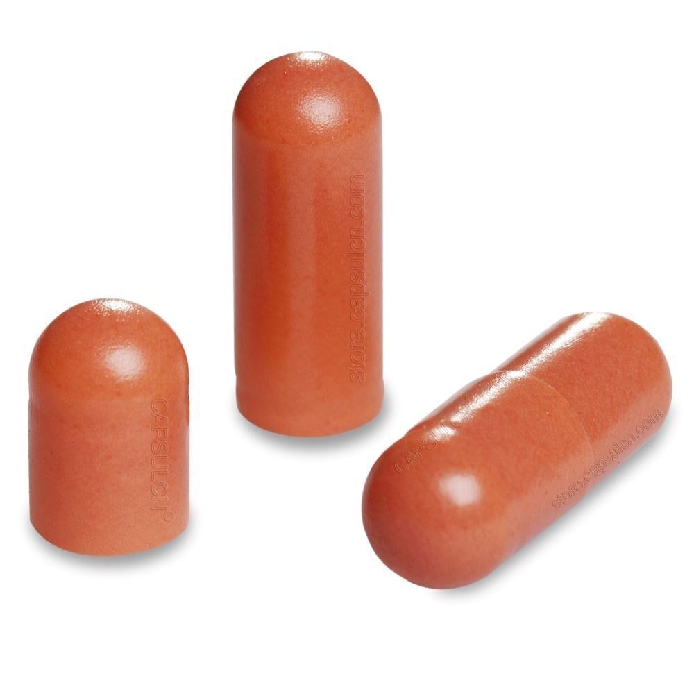 Picture of Size 3 light pink empty gelatin capsules