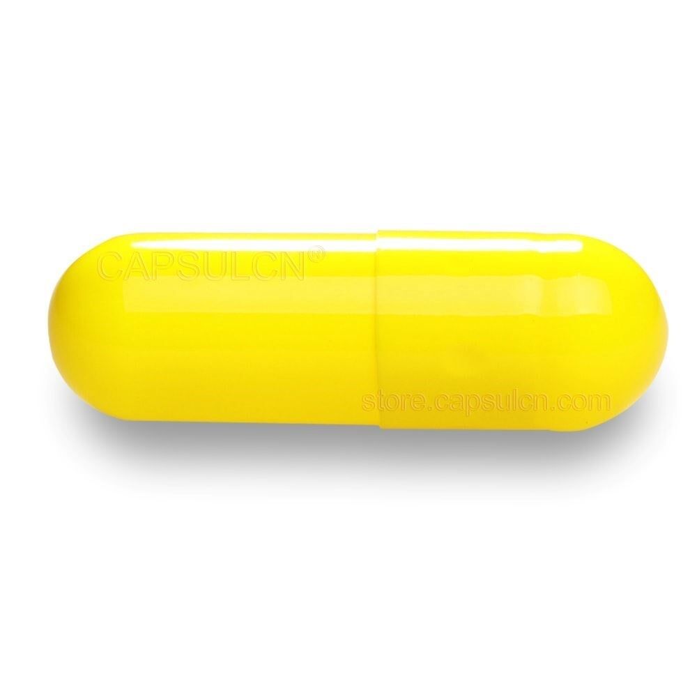 Gelatina cápsulas vacías amarilla tamaño 00 - CapsulCN