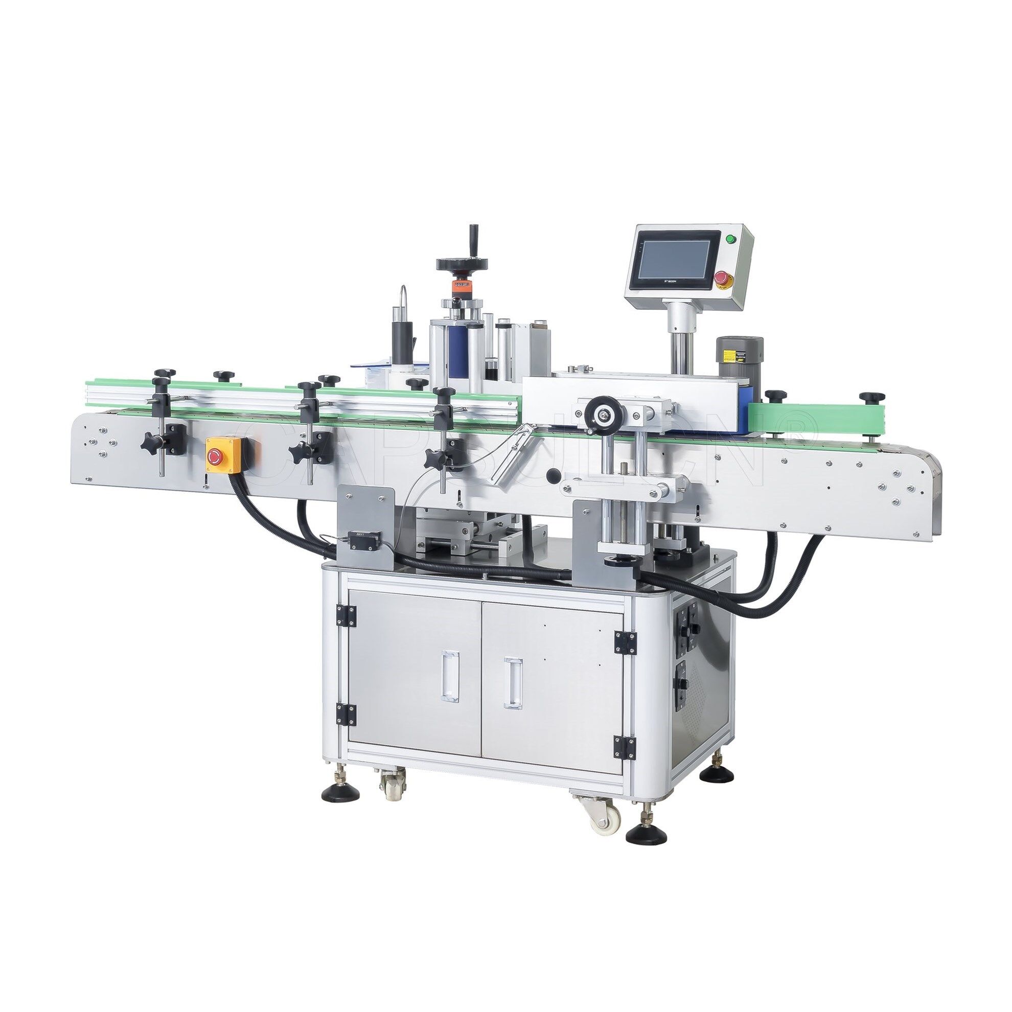 WINSKYS ST520-F Automatic Tabletop Flat Surface Label Applicator Machine  for Card Bag